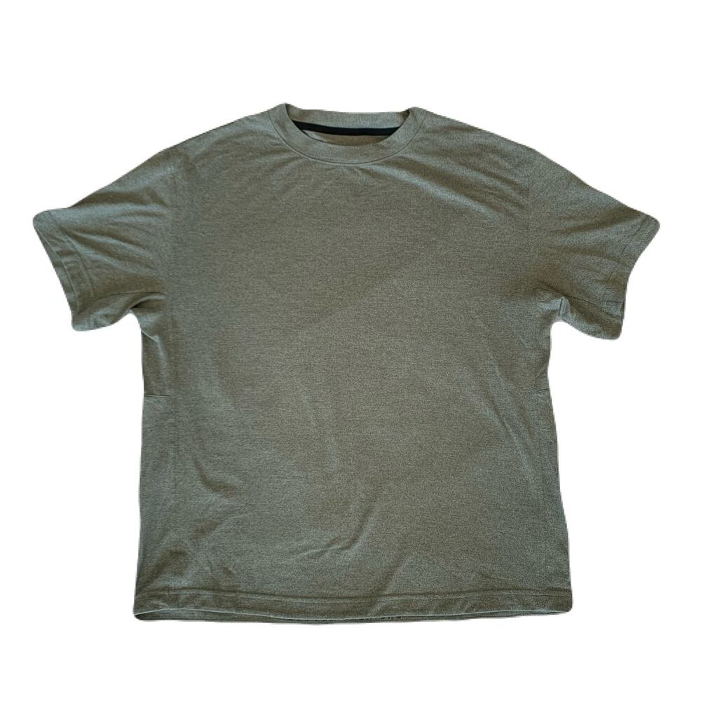 Lululemon Better Each Day Green Short Sleeve Ventilated workout T-shirt